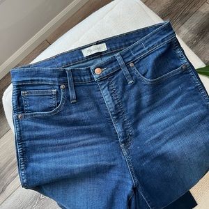 Madewell 10” High Rise Skinny Size 30
